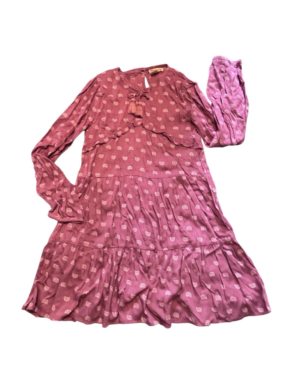 Girls long sleeve dress size 10/12 nwt (read)